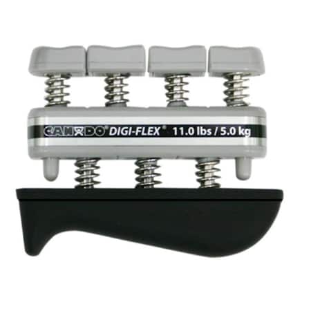 Fabrication Enterprises Fabrication Enterprises 10-0752 Cando Digi-Flex Hand Exerciser - Silver; Xx-Heavy - Finger 10-0752